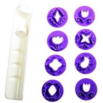 Kit Creativo de Cortadores de Fondant y Sugarcraft