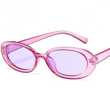 Gafas de sol unisex con lentes ovalados y protección UV400