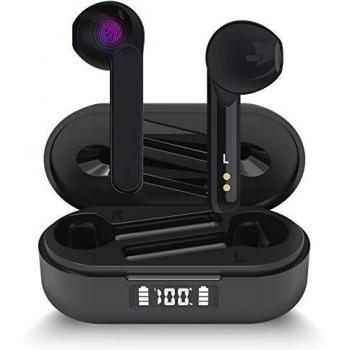 AOSLEN Earbuds Wireless 5.1 – 40 h Batteria, Mic, Accoppiamento Automatico, Nero