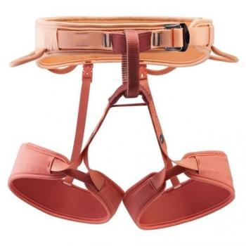 Arnês de Escalada Petzl Corax LT Laranja e Vermelho Feminino XL