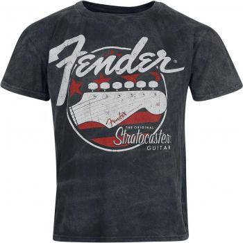 Fender Stratocaster T-Shirt Nera per Uomo 3XL