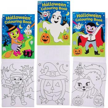 Halloween Mini Colouring Books (12 Book Set)