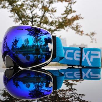 Gafas de esquí unisex con lentes UV400 y 3 opciones de lente