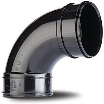 PVCu Soil Pipe 90° Double Socket Bend 110mm