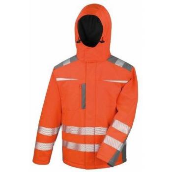 Tuta di Lavoro Safeguard Softshell Visibilità Alta 2XL Uomo – Arancione
