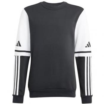 Adidas Junior Squadra 25 Sweatshirt, Black & White – Boys 7-8 Years