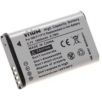 Batterie Garmin vhbw 010-11654-03, 361-00053-00, 361-00053-04 (1800mAh, 3,7V, Li-ion)