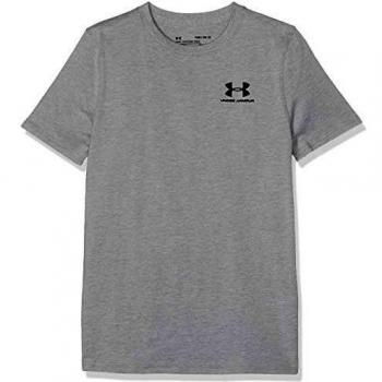 Under Armour Maglia a Maniche Corte Bambino Grigio