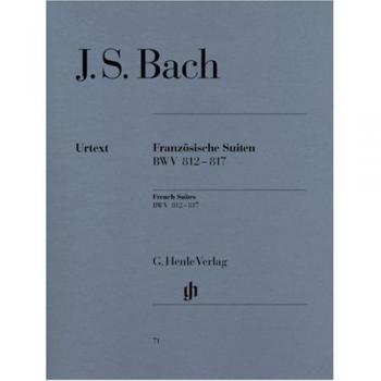 Französische Suiten Bwv 812-817. Klavier