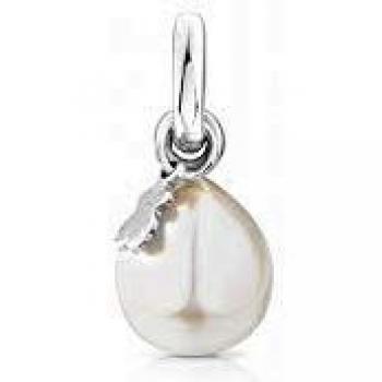 Colgante de plata TOUS con perla Tiny