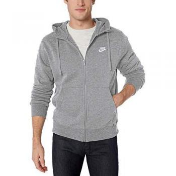 Nike Sportswear Club Fleece Mens Full Zip Hoodie Grey L male