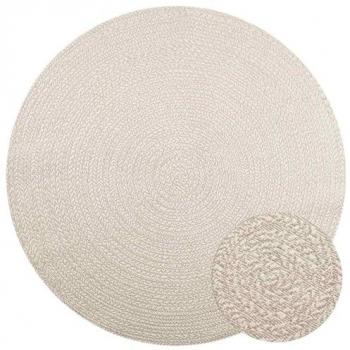 ZIZUR Tappeto Crema 200 cm – Design Iuta per Ambienti Interni ed Esterni