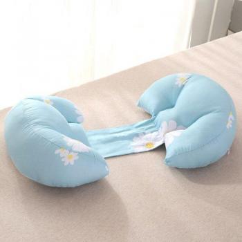 Small Pattern Side Sleeping Pillow for Pregnant Women