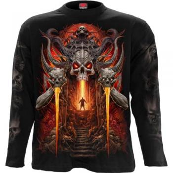 Camiseta Larga de Spiral – Negro – Hombres – M/XXL