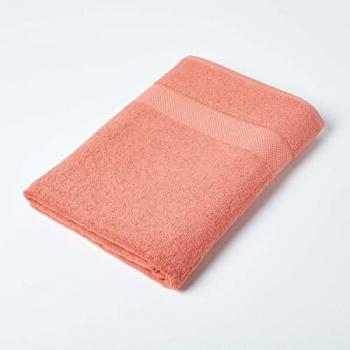 Drap de Bain Luxe 100% Coton Orange, 100 x 180 cm