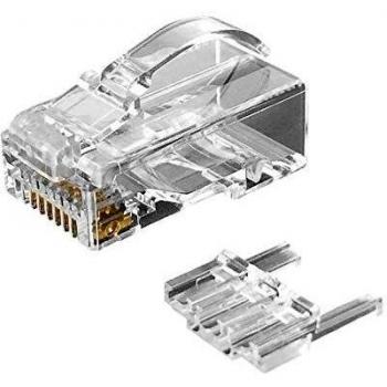 Modular Plug KAT6 (Class E) mit Bogen‑Rasthebel – 10 Stück ROL