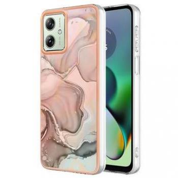 Protezione TPU Marmorizzata Rosa Moto G54