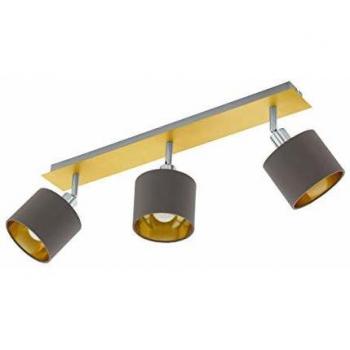 EGLO Valbiano Ceiling Lamp Cappuccino and Gold, 3-Bulb