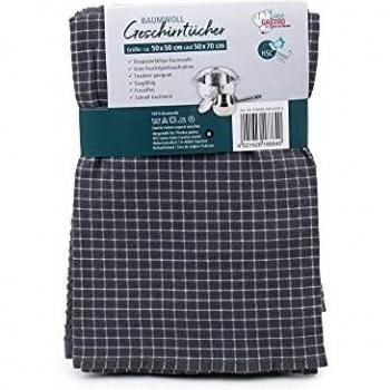 Amago 100% Cotton Jacquard Tea Towels (2-Pack), 50 x 70 cm