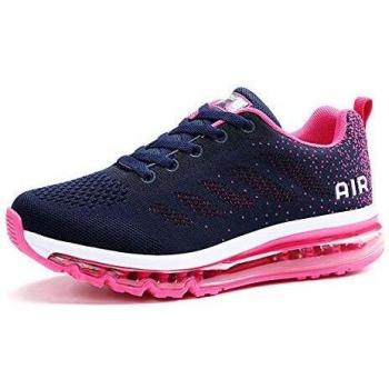 Smarten Blue & Red Running Shoe, Size 41 EU