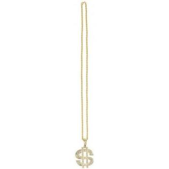 Collier en plastique Dollar Signe Casino Place Your Bets
