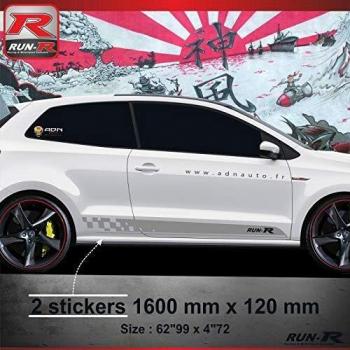 Autocollant de style bas de caisse 011A SPORT pour VW POLO 6R