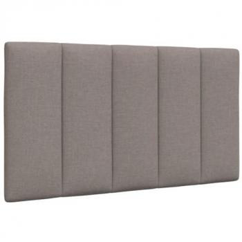 Coussin de tête de lit 80 cm taupe