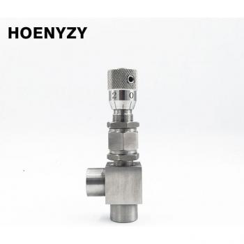 WL94H-320P 304 SS Angle Micro Metering Needle Valve G 1/8 1/4 NPT 3/8 1/2