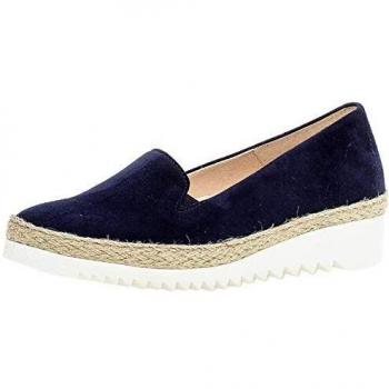 Gabor Slipper für Damen, Mokassins, Comfort-Mehrweite, elegant, Freizeit Slip-on, Bluette