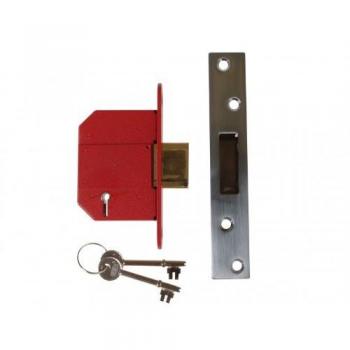 Strongbolt 2100S BS 5-Lever Mortice Deadlock 68mm