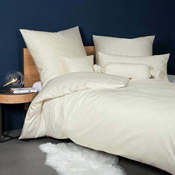 Janine Mako-Satin Bettwäsche Ecru 240 x 220 cm