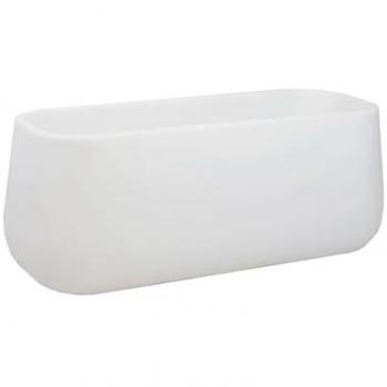 Maceta de polietileno de alta densidad camelia large blanco 98x39 cm