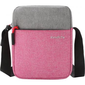 Multifunktionale Mini‑Schultertasche mit Reißverschluss aus strapazierfähigem Oxford‑Tuch