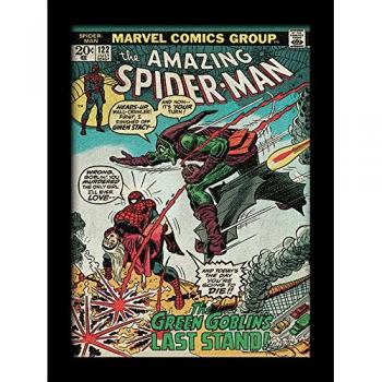 Marvel Spider‑Man Green Goblin Print – 30 × 40 cm, gelbeschichteter Rahmen, Farbvielfalt