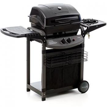 Sochef Piùsaporillo Barbecue Sistema di Cottura a Pietra Lavica Nero 52x122x103