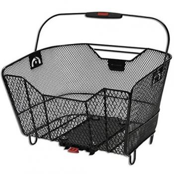 KlickFix SnapIt CityMax 2 Rear Basket – 24 L – Black – One Size