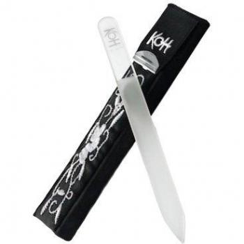 KOH Deluxe Crystal Nail File and Cuticle Nipper Duo