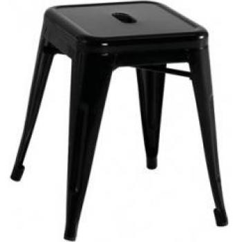 Taburete Minimalista en Metal Negro – 5020519003