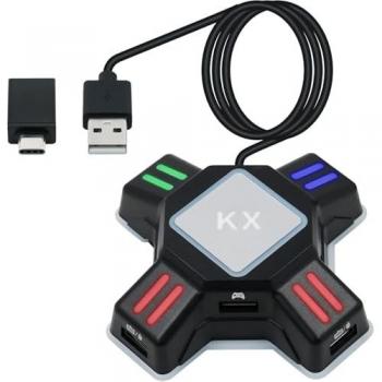 USB Tastatur-Maus-Konverter KX – Kompatibel mit Switch, Xbox One, PS4 und PS3