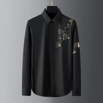 Camisa de hombre con lentejuelas para eventos