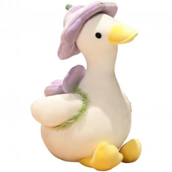 Jouet canard peluche à porter, oreiller de couple