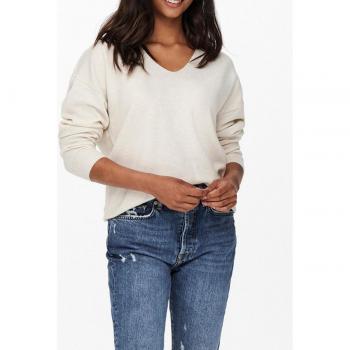 ONLY ONLRICA L/S V-NECK PULLO KNT
