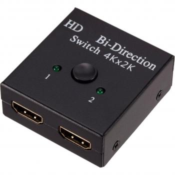 Répartiteur KVM 1x2/2x1 pour affichage 4K Ultra HD et FHD