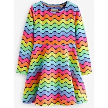 Jools Oliver Wellenmuster Skaterkleid