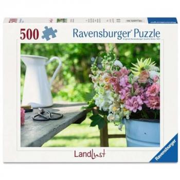 Ravensburger Verlag GmbH Erwachsenenpuzzle – 500 Teile, Sommerbunte Löwenmäulchen