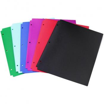 Comix 2 Pocket Letter Size Folders 12pcs