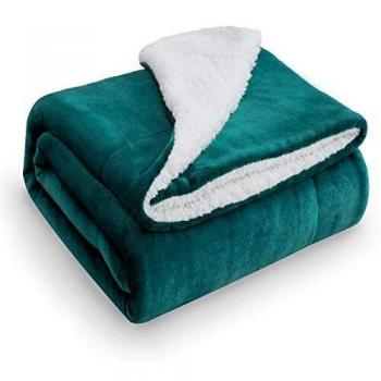 Coperta Sfocata Verde Scuro Bedsure