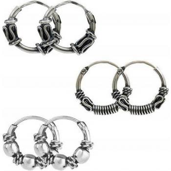 Set di cerchi in argento S925 per uomini e donne