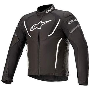 Alpinestars T-Jaws V3 Motorrad Textiljacke Schwarz Weiß Größe 2XL