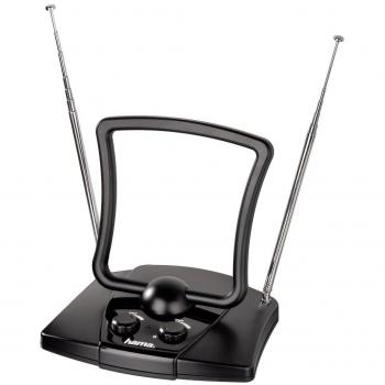 Hama DVB-T/DVB-T2 Fernsehen und Radio Zimmerantenne schwarz